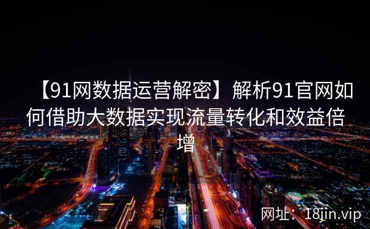 【91网数据运营解密】解析91官网如何借助大数据实现流量转化和效益倍增
