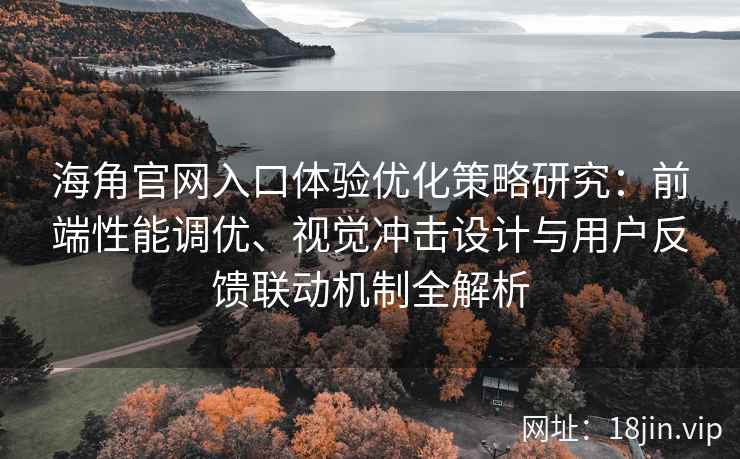 海角官网入口体验优化策略研究：前端性能调优、视觉冲击设计与用户反馈联动机制全解析